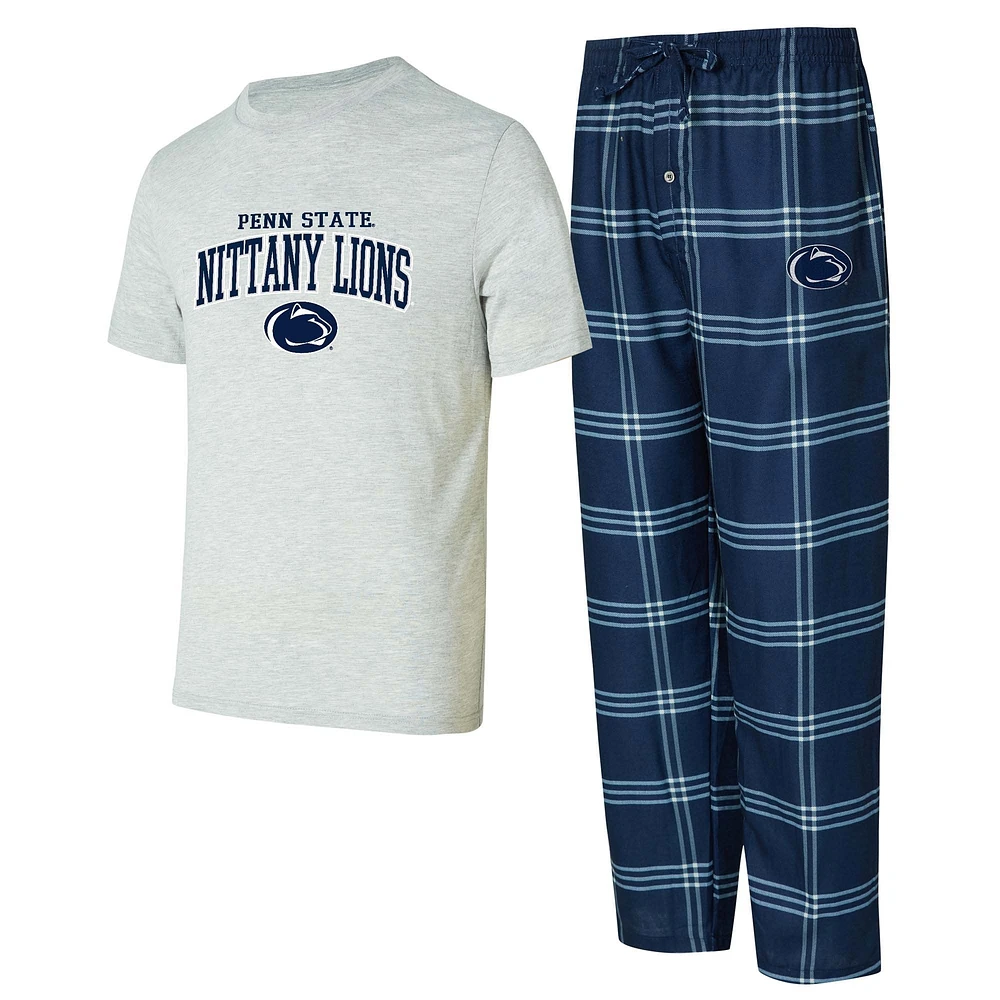 Ensemble de nuit pour homme Concepts Sport Penn State Nittany Lions avec t-shirt et pantalon