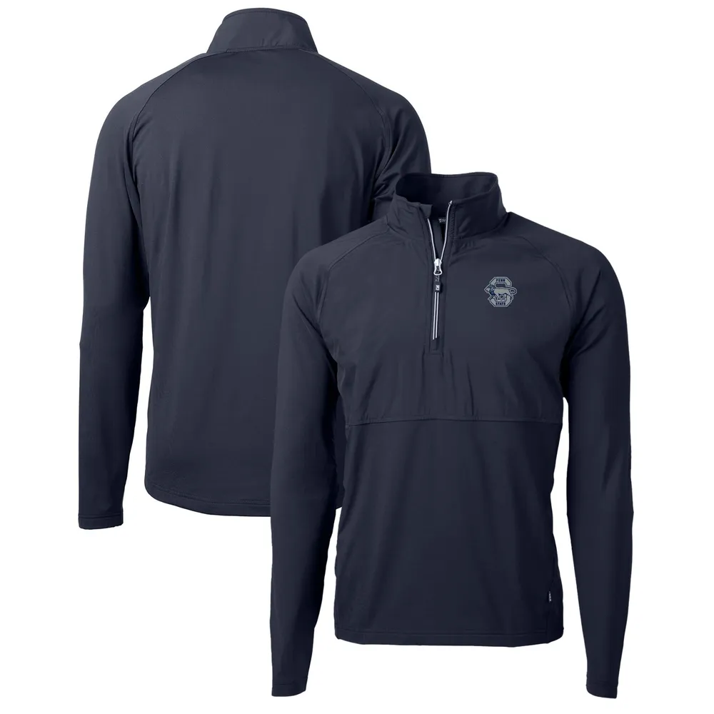 Detroit Tigers Cutter & Buck Big & Tall Adapt Eco Knit Full-Zip