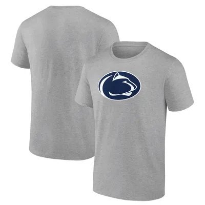 Men's Fanatics Branded Heather Gray Penn State Nittany Lions Primary Logo T-Shirt