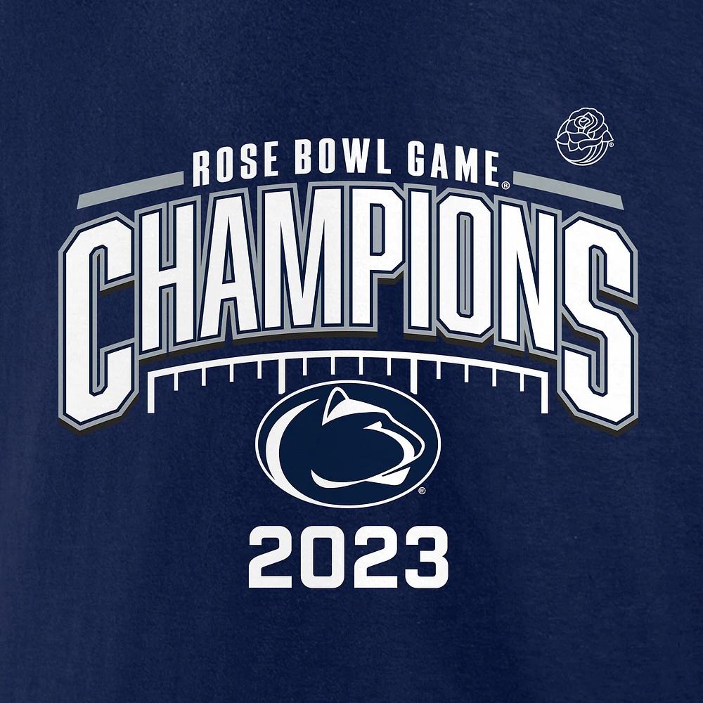 T-shirt Fanatics Navy Penn State Nittany Lions 2023 Rose Bowl Champions pour hommes