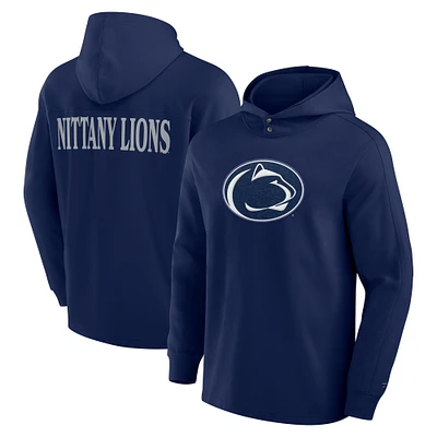 Sweat à capuche tri-blend Blaze Penn State Nittany Lions bleu marine pour homme