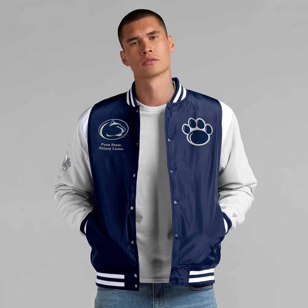 Veste à boutons-pression intégrale Elements Elite Penn State Nittany Lions pour homme Fanatics bleu marine