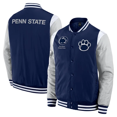 Veste à boutons-pression intégrale Elements Elite Penn State Nittany Lions pour homme Fanatics bleu marine