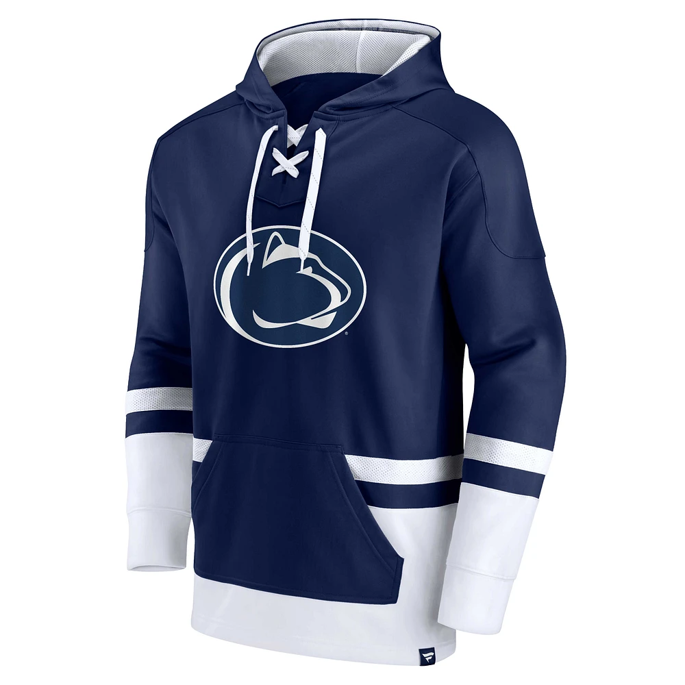 Men's Fanatics Navy Penn State Nittany Lions First Battle Pullover Hoodie