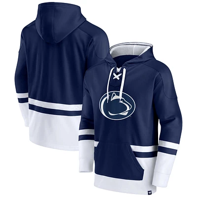 Men's Fanatics Navy Penn State Nittany Lions First Battle Pullover Hoodie