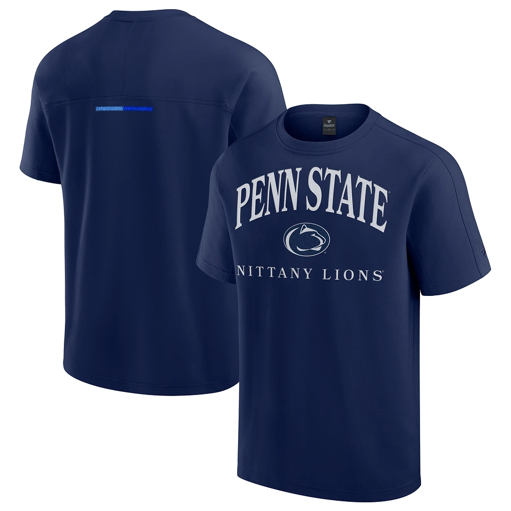 T-shirt Fanatics bleu marine Penn State Nittany Lions Flex Tri-Blend pour homme