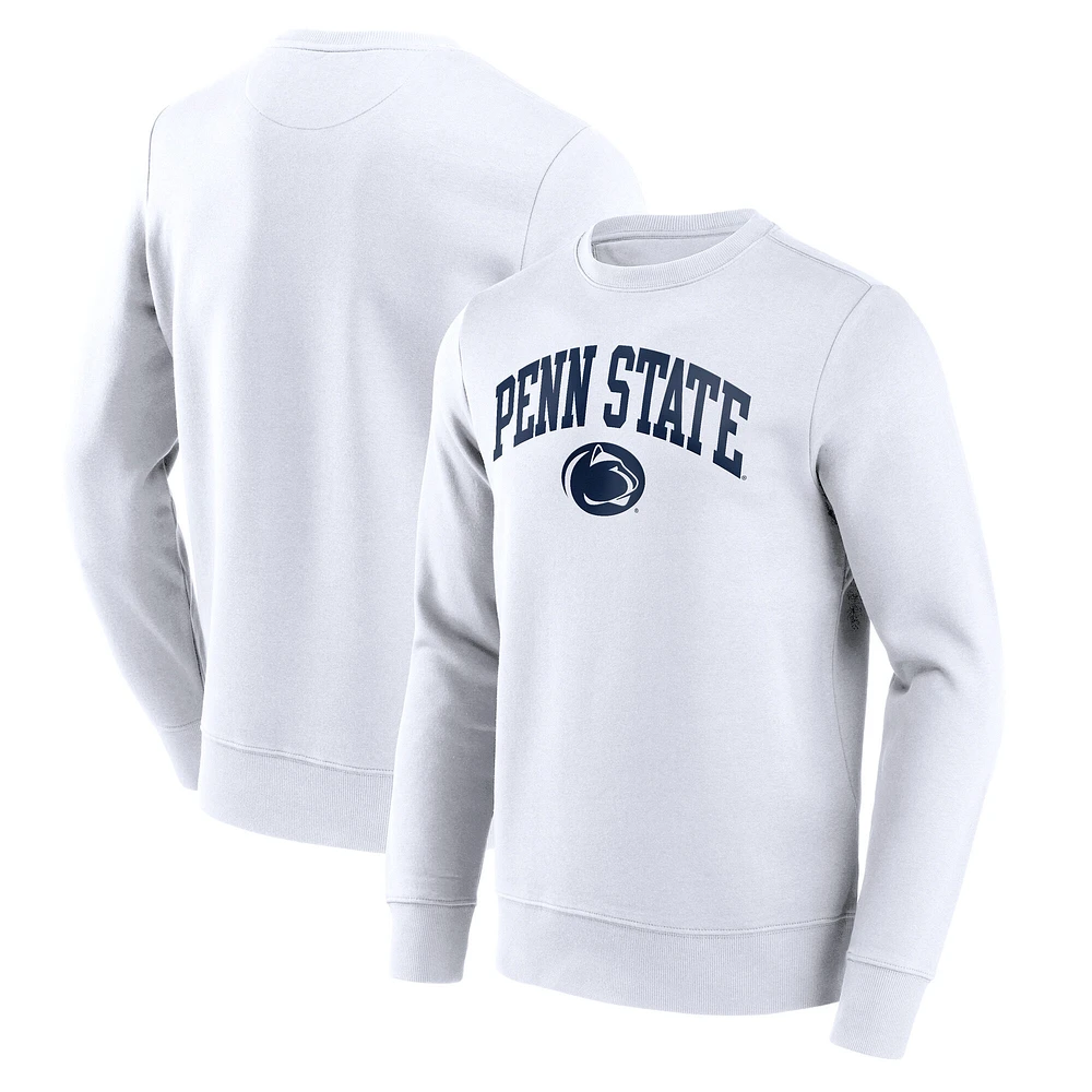 T-shirt à manches longues Fanatics pour homme, blanc, Penn State Nittany Lions Core