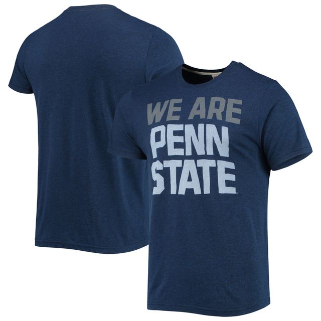 T-shirt Tri-Blend Local Homme Penn State Nittany Lions Bleu Marine Chiné Hommage