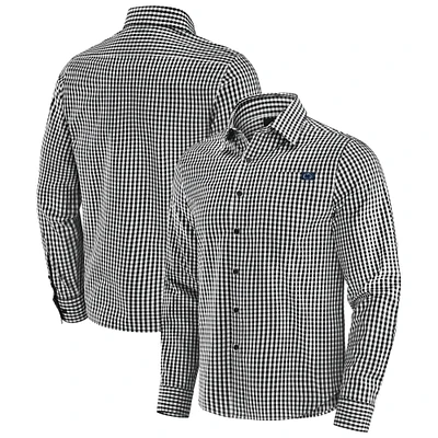 Men's J. Palmer Black Penn State Nittany Lions Dual Threat Long Sleeve Button-Up Shirt