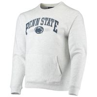 Men's League Collegiate Wear Heathered Gray Penn State Nittany Lions Upperclassman Pocket Pullover Sweatshirt