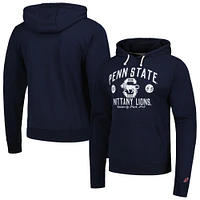 Men's League Collegiate Wear  Navy Penn State Nittany Lions Bendy Arch Essential Pullover Hoodie