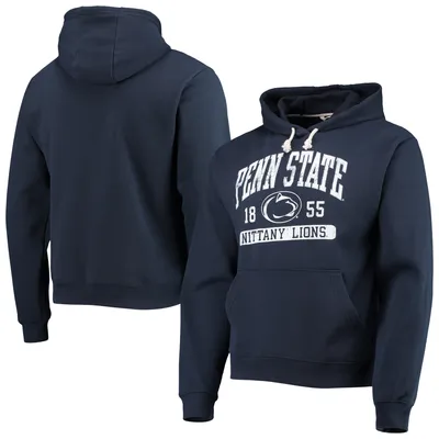 Penn State Nittany Lions League Collegiate Wear Volume Up Essential Fleece Pullover Hoodie - Navy