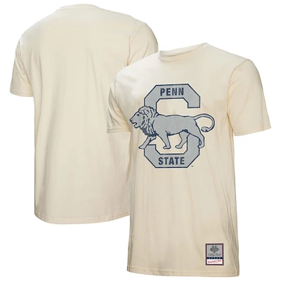 T-shirt vintage Penn State Nittany Lions de couleur crème Mitchell & Ness pour homme