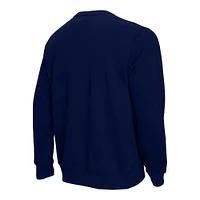 Men's Mitchell & Ness  Navy Penn State Nittany Lions Elite Script Pullover Sweatshirt