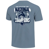 T-shirt bleu marine pour homme Penn State Nittany Lions, champions nationaux de lutte NCAA 2025, couleurs confort