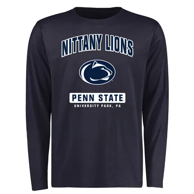 Penn State Nittany Lions Campus Icon Long Sleeve T-Shirt - Navy