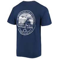 T-shirt homme bleu marine Penn State Nittany Lions Circle Campus Scene