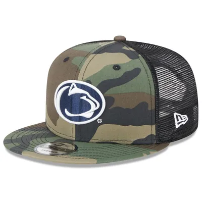 Penn State Nittany Lions New Era Classic Trucker 9FIFTY Snapback Hat - Camo/Black