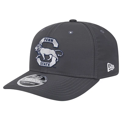 Casquette extensible à boutons-pression Penn State Nittany Lions 9SEVENTY de New Era pour homme, anthracite