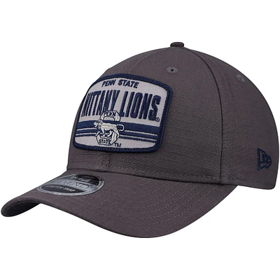 Men's New Era Charcoal Penn State Nittany Lions Team Elevated 9SEVENTY Stretch-Snap Adjustable Hat