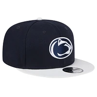 Men's New Era Navy/White Penn State Nittany Lions Two-Tone 9FIFTY Snapback Hat