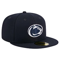 Casquette ajustée Penn State Nittany Lions 59FIFTY New Era bleu marine pour homme