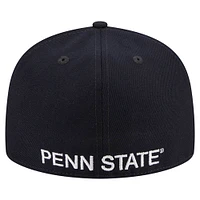 Casquette ajustée Penn State Nittany Lions 59FIFTY New Era bleu marine pour homme