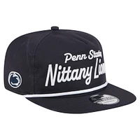Casquette snapback de golfeur New Era bleu marine Penn State Nittany Lions Adventure Team Text pour homme