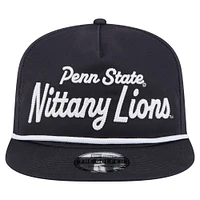 Casquette snapback de golfeur New Era bleu marine Penn State Nittany Lions Adventure Team Text pour homme