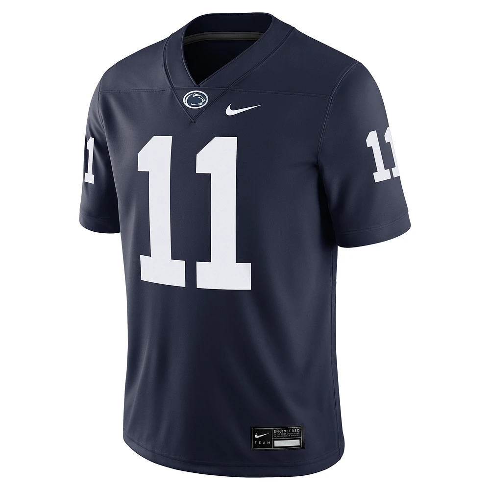 Maillot de football américain Nike Abdul Carter bleu marine Penn State Nittany Lions NIL pour homme