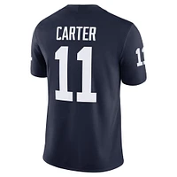 Maillot de football américain Nike Abdul Carter bleu marine Penn State Nittany Lions NIL pour homme