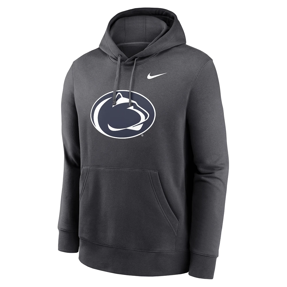 Men's Nike Anthracite Penn State Nittany Lions Primetime Club Fleece Pullover Hoodie