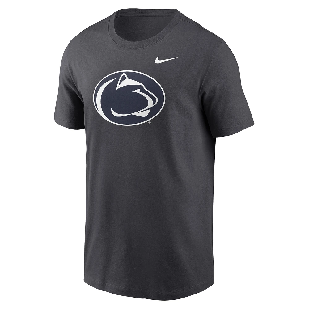 T-shirt Nike Penn State Nittany Lions Primetime Evergreen avec logo anthracite pour homme