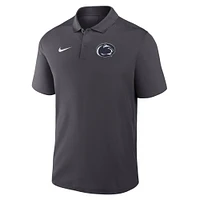 Polo Nike Anthracite Penn State Nittany Lions Primetime Victory pour homme avec logo principal