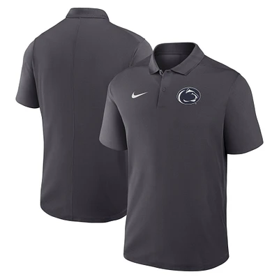Polo Nike Anthracite Penn State Nittany Lions Primetime Victory pour homme avec logo principal