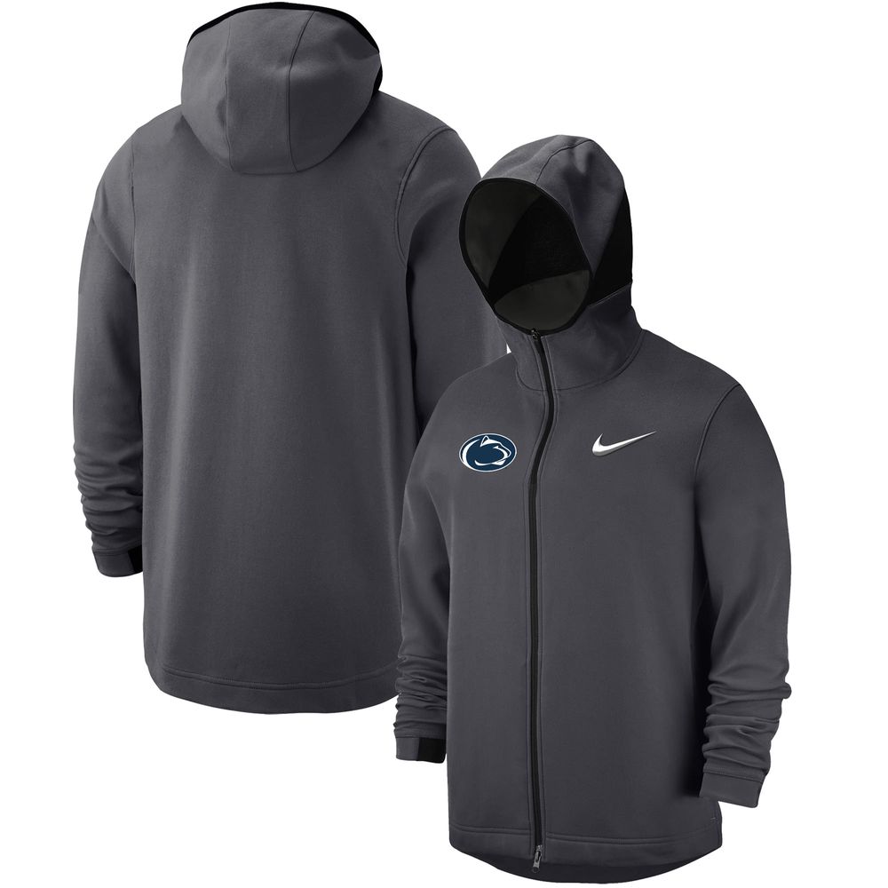 Men's Nike Anthracite Penn State Nittany Lions Tonal Showtime Full-Zip Hoodie