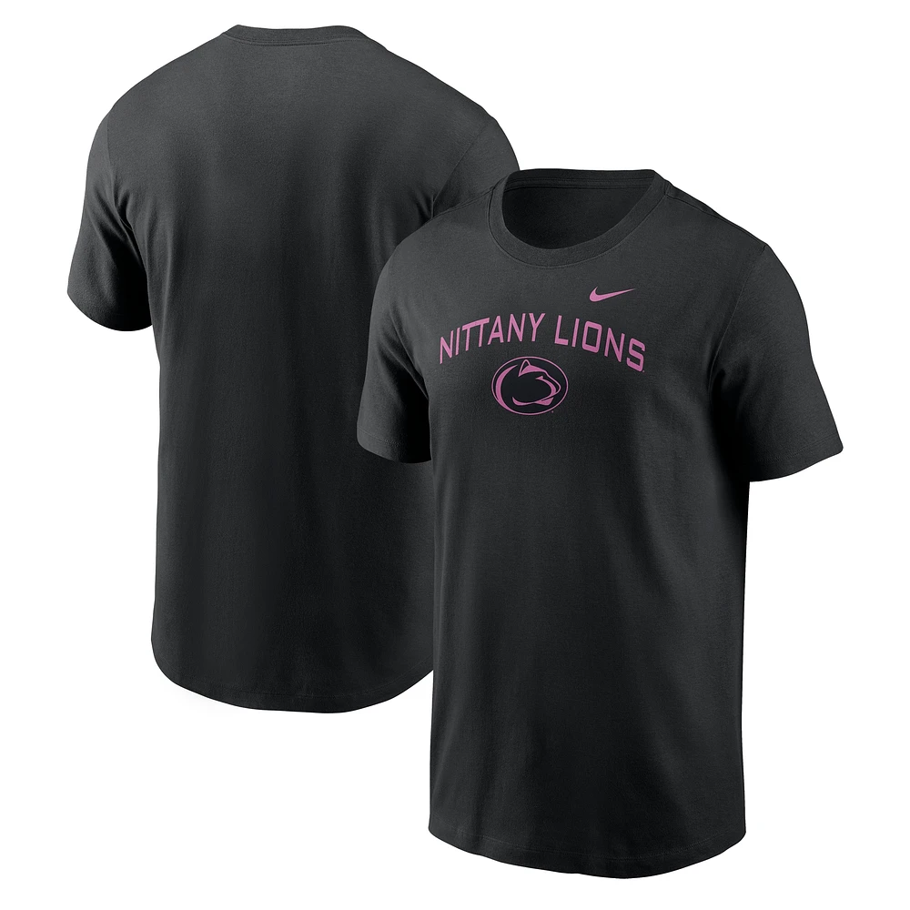 T-shirt Nike Penn State Nittany Lions noir rétro pour homme