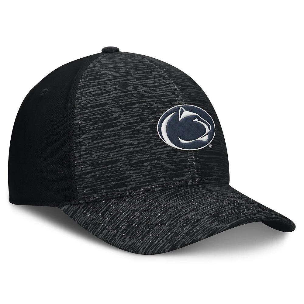 Casquette Nike Penn State Nittany Lions Velocity Flex noire pour homme