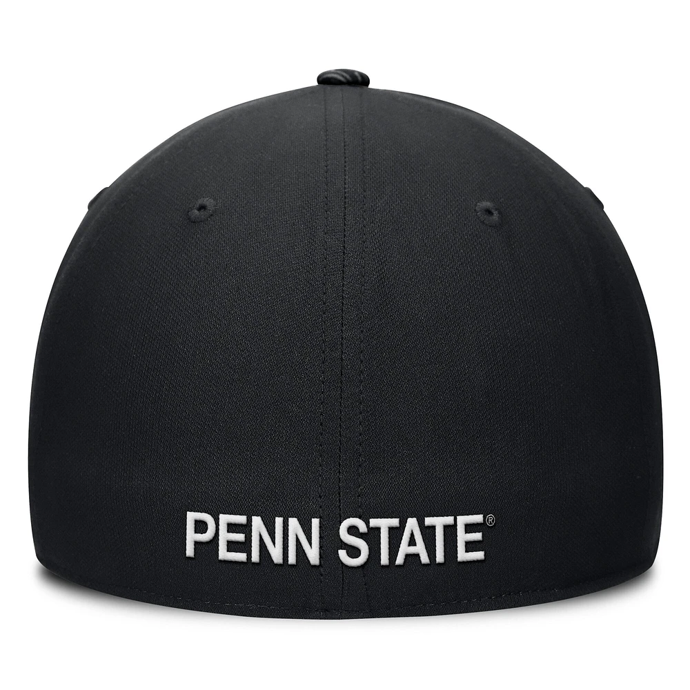 Casquette Nike Penn State Nittany Lions Velocity Flex noire pour homme