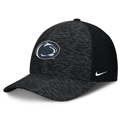 Casquette Nike Penn State Nittany Lions Velocity Flex noire pour homme