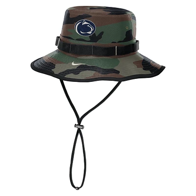 Men's Nike Camo Penn State Nittany Lions 2024 Military Appreciation Apex Bucket Hat