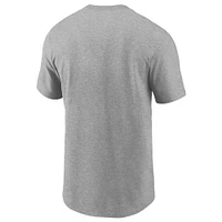 T-shirt Nike gris pour homme Penn State Nittany Lions 2025 NCAA Wrestling National Champions