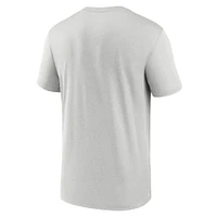T-shirt Nike gris Penn State Nittany Lions 2025 Sideline pour homme avec petit logo Legend Performance