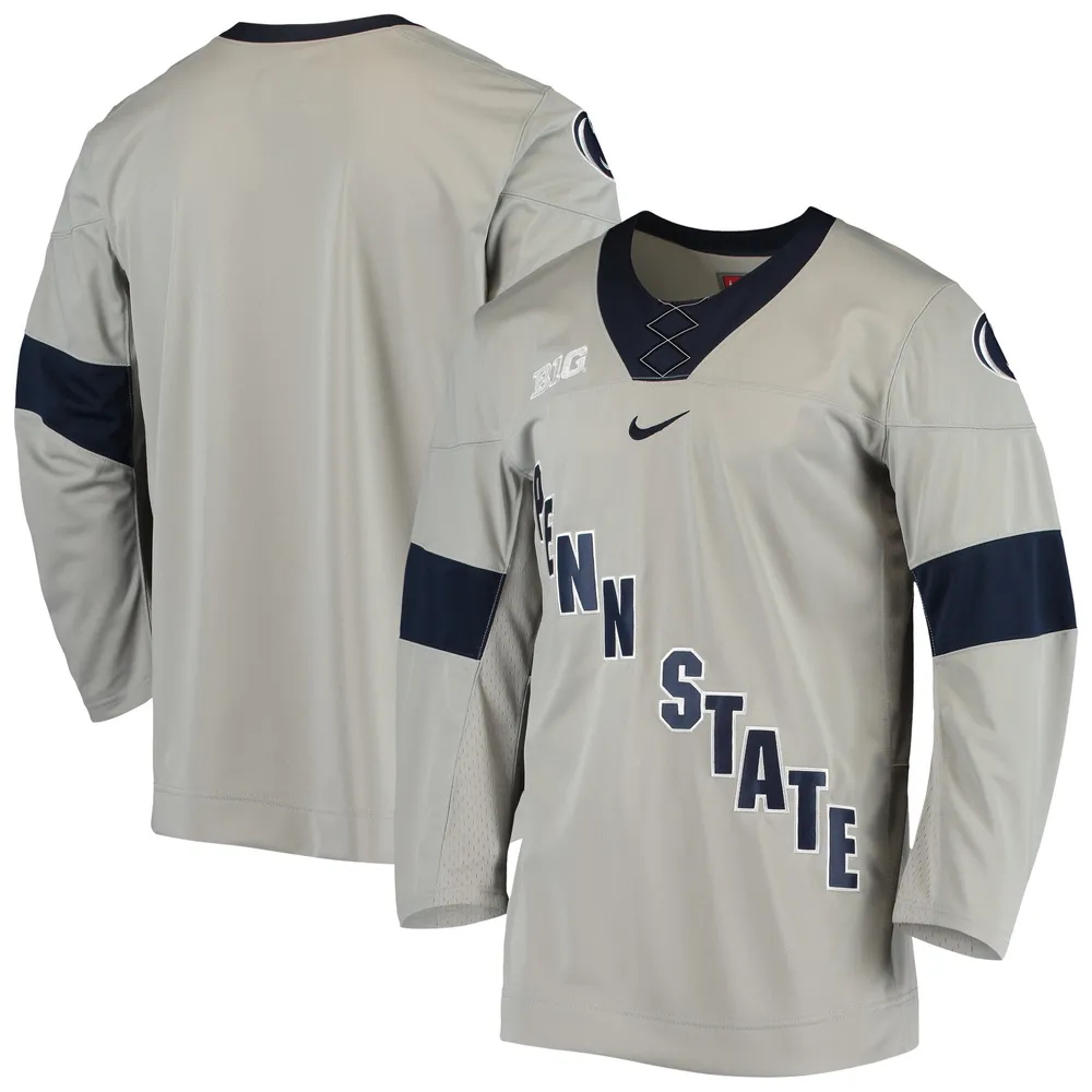 cafe Monteur Bewijzen Lids Penn State Nittany Lions Nike Replica Hockey Jersey - Gray | Green  Tree Mall