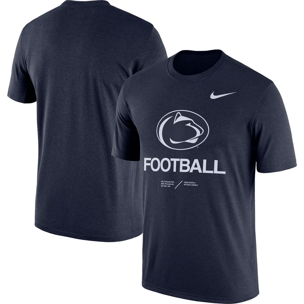 Men's Nike Heathered Gray Penn State Nittany Lions Football Club