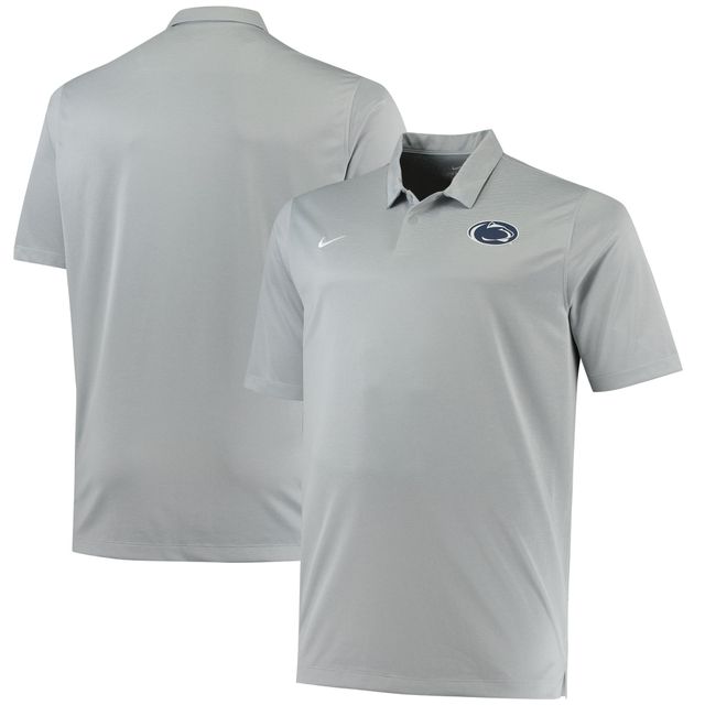 Polo Penn State Nittany Lions Big & Tall Performance pour homme en gris chiné Nike