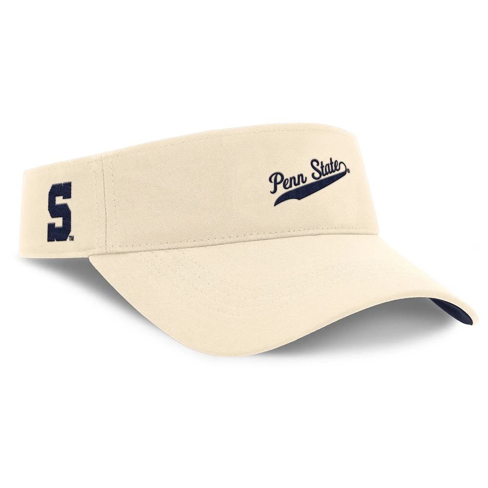 Visière ajustable Nike Natural Penn State Nittany Lions Primetime Ace pour homme