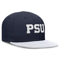 Men's Nike Navy/White Penn State Nittany Lions Two-Tone Primetime Performance Fitted Hat