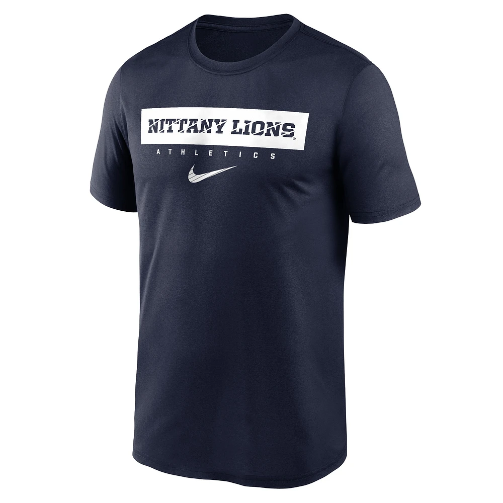 T-shirt Nike bleu marine Penn State Nittany Lions 2024 Sideline Legend Performance pour homme