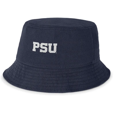 Chapeau bob Apex Penn State Nittany Lions Nike bleu marine pour homme